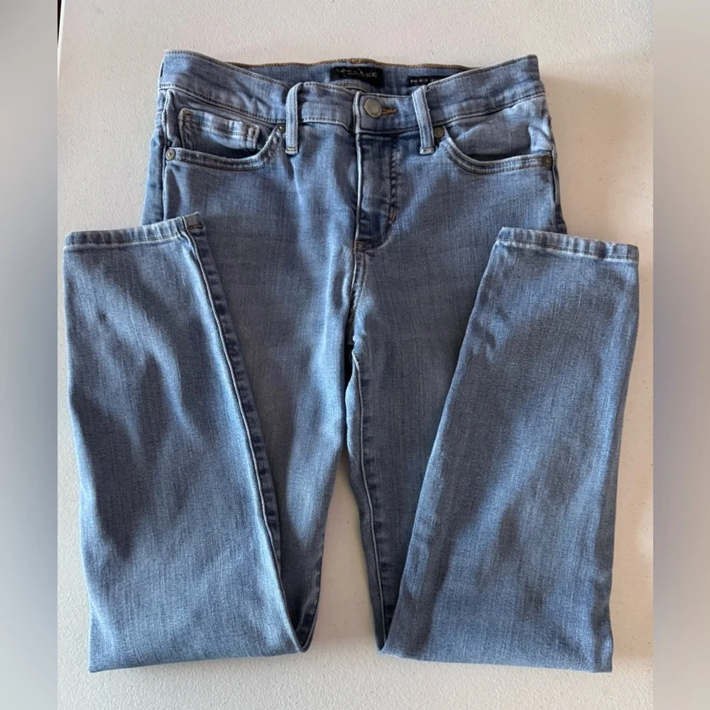 Banana Republic Premium Denim Mid-Rise Light Wash Crop Skinny Jeans Size… - Picture 4 of 4